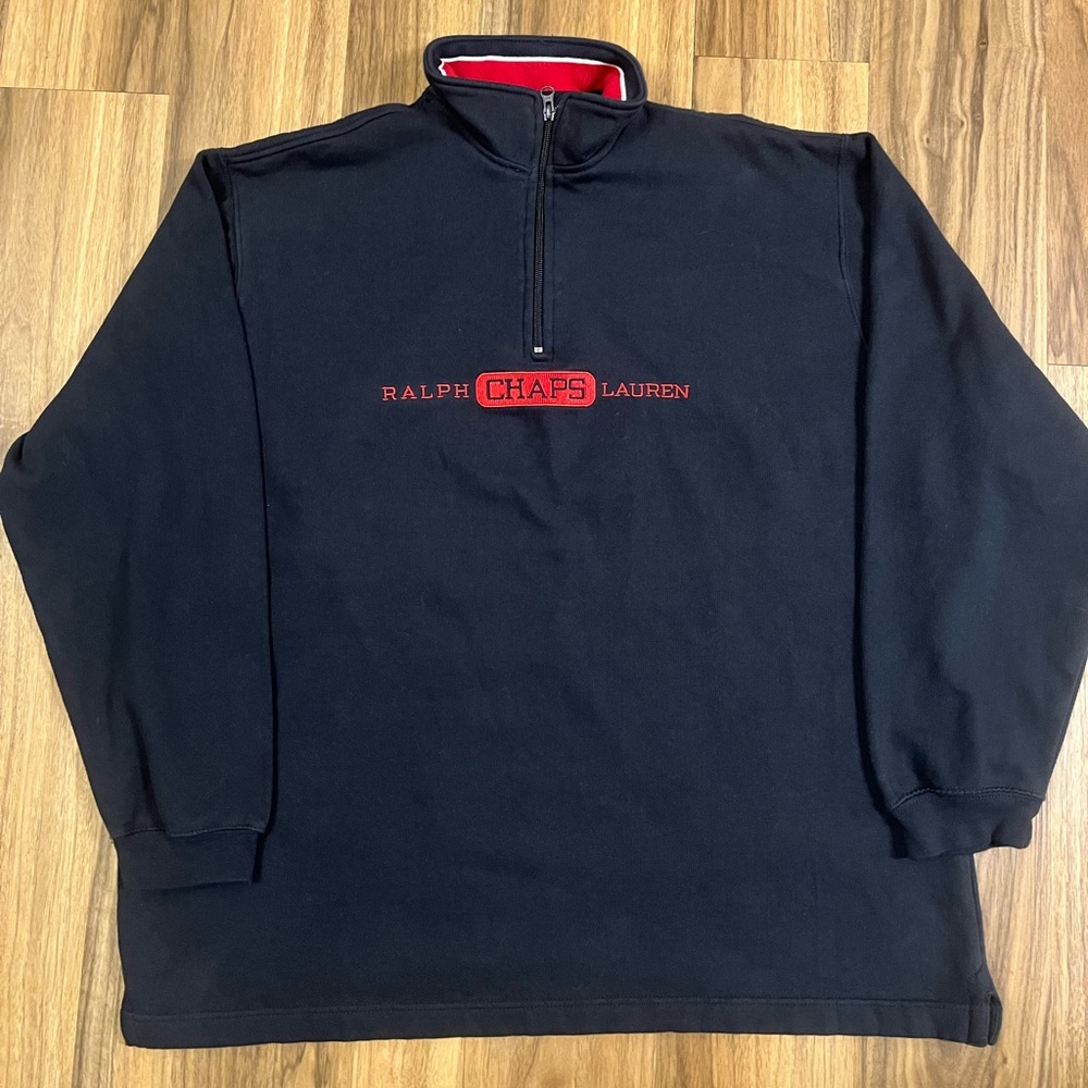 Chaps Ralph Lauren 1/4 Zip Fleece Jacket XL